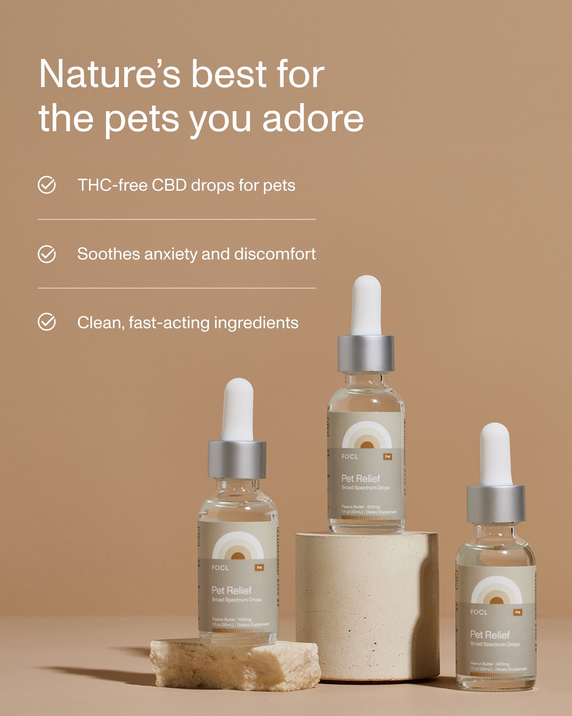 FOCL Pet Relief Drops Variety Pack