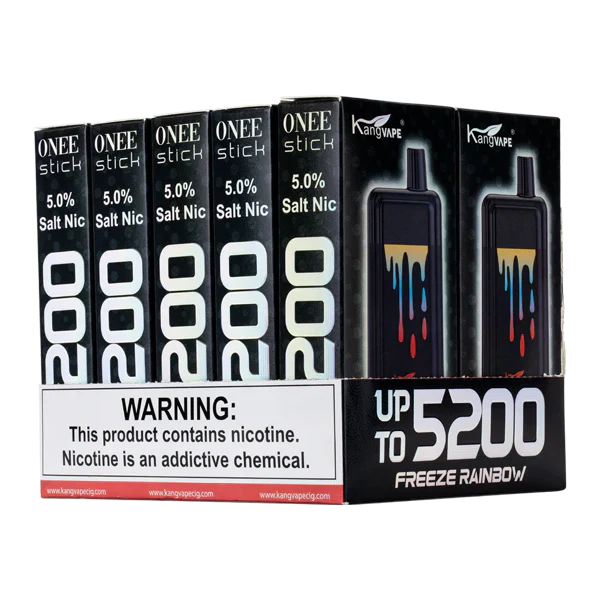 Kangvape Onee Stick 5200 Freeze Rainbow Rechargeable Best Sales Price - Disposables