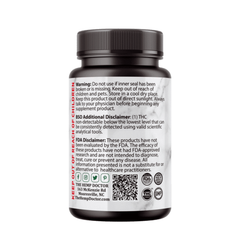 The Hemp Doctor Full Spectrum CBD Softgels