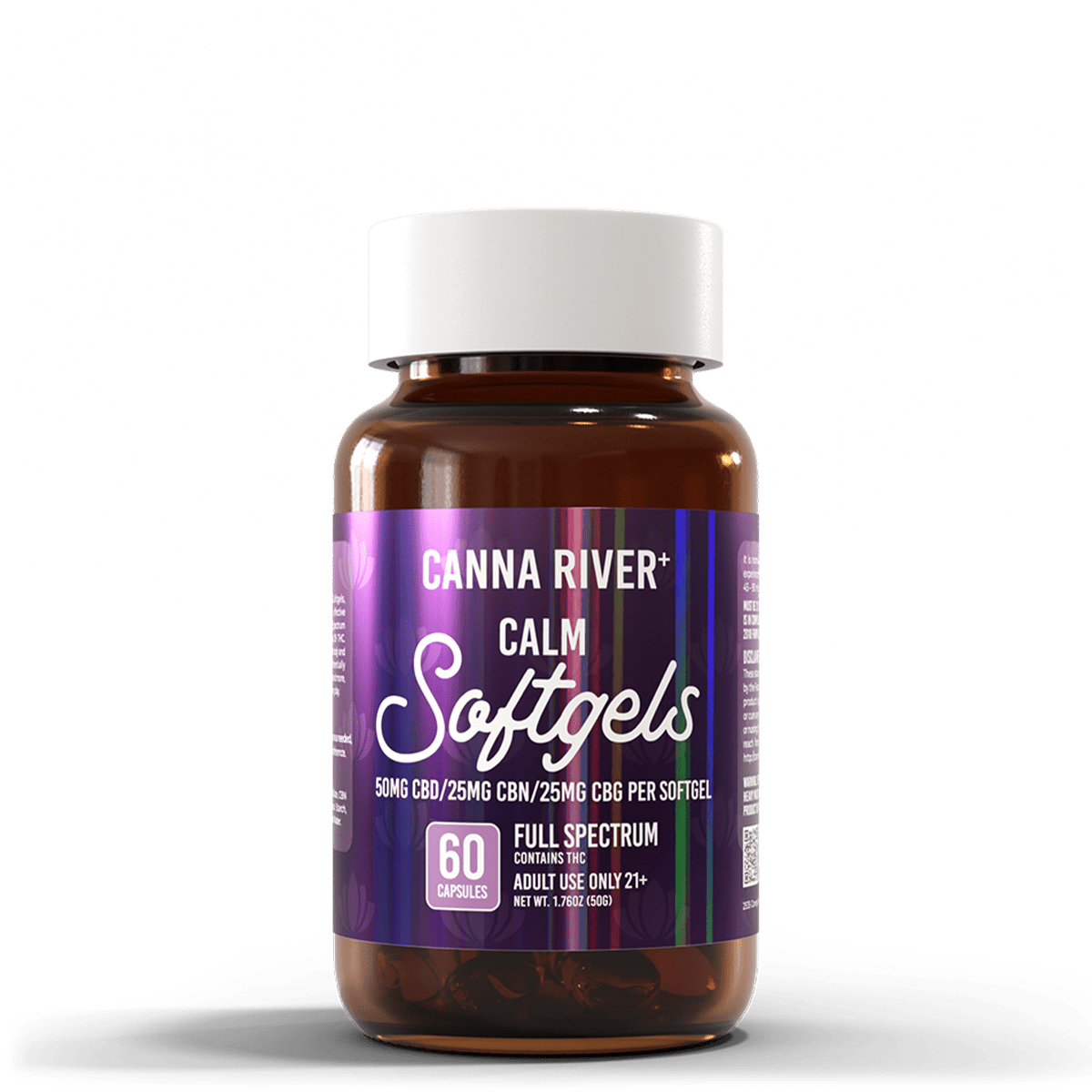 Canna River CBD Calm Softgels