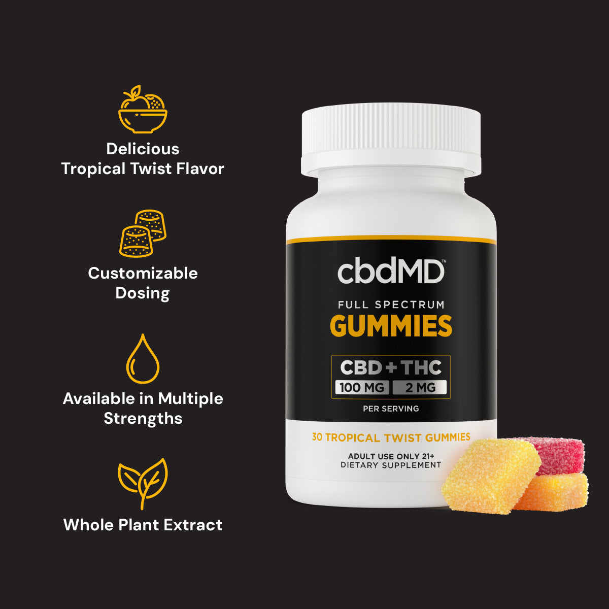 cbdMD Full Spectrum CBD Gummies