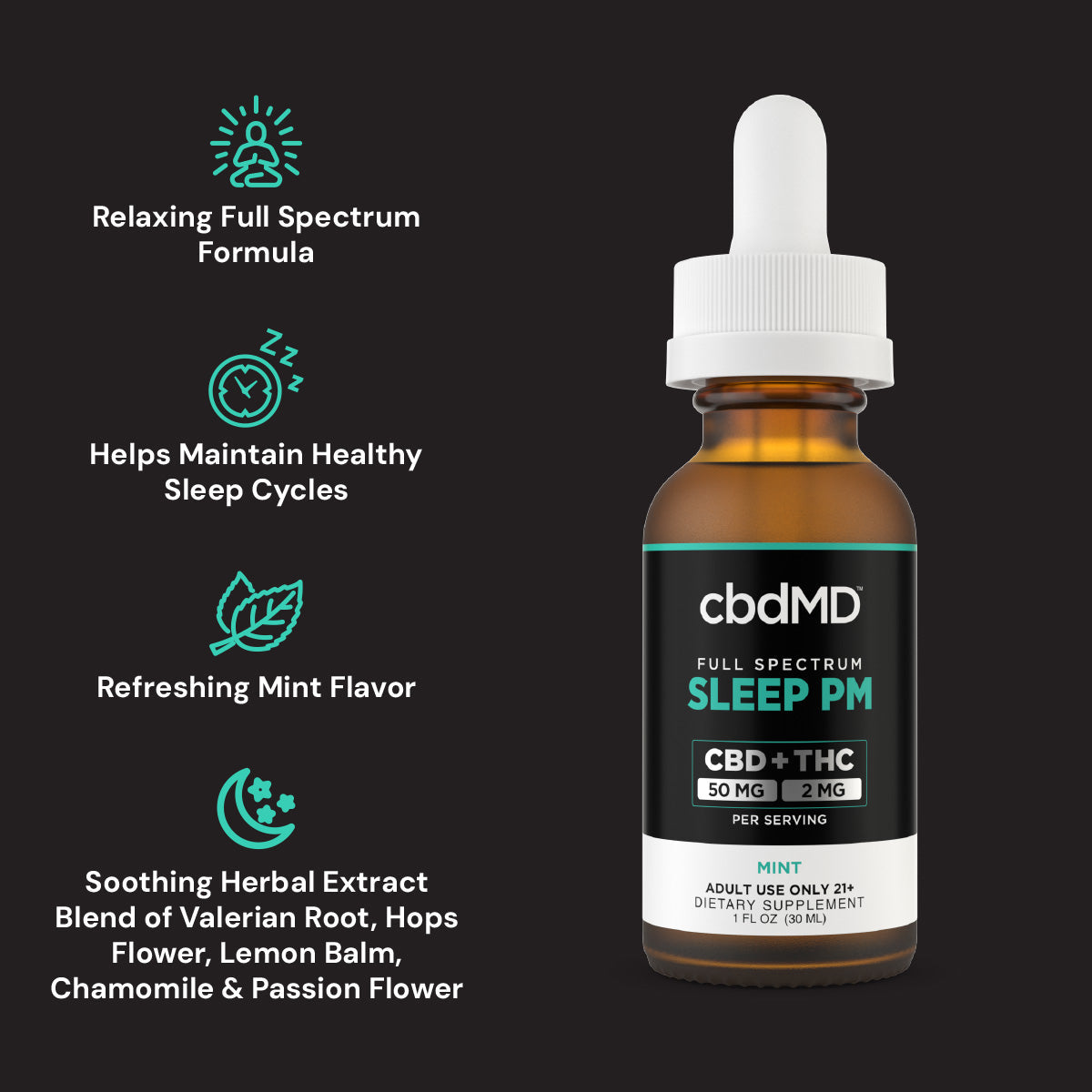 cbdMD Full Spectrum CBD Sleep Tincture