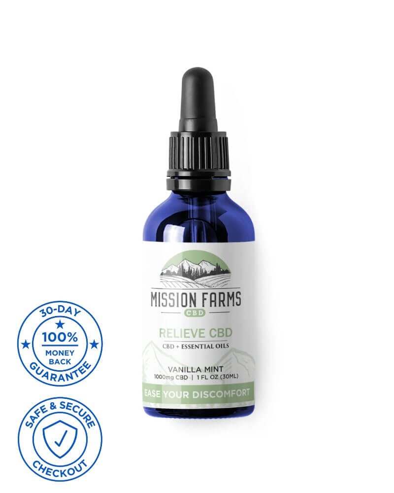 Mission Farms Full Spectrum Plus Relieve CBD Oil