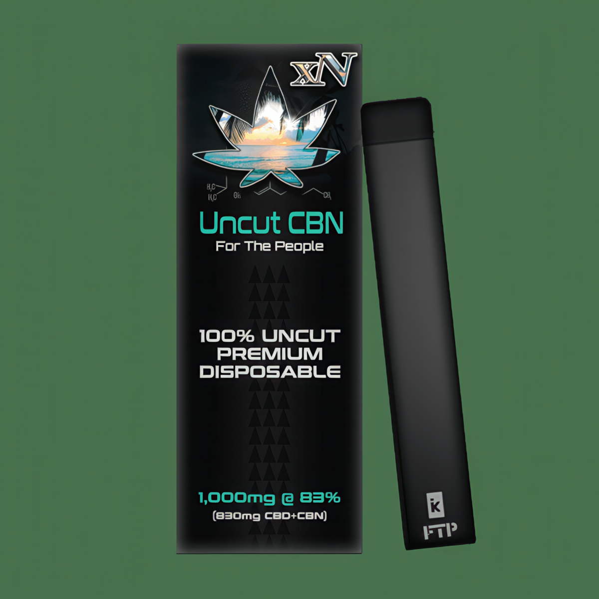 CBD & CBN Disposable Vape Pen - 1,000MG @ 83% | xN