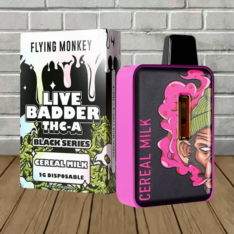 Flying Monkey Live Badder THCA Black Series Disposable | 2g