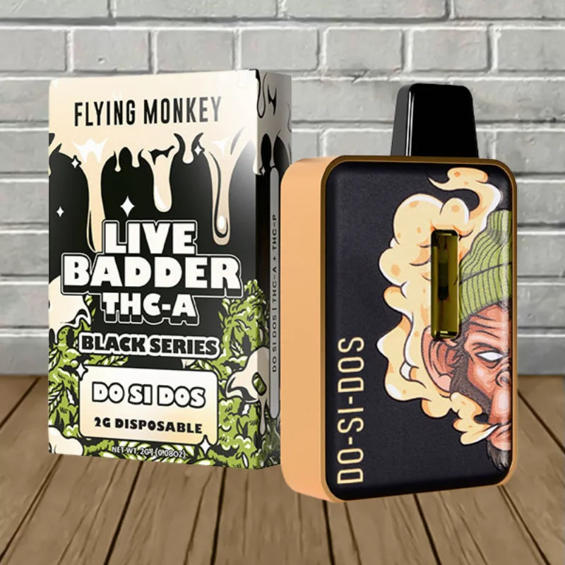 Flying Monkey Live Badder THCA Black Series Disposable | 2g