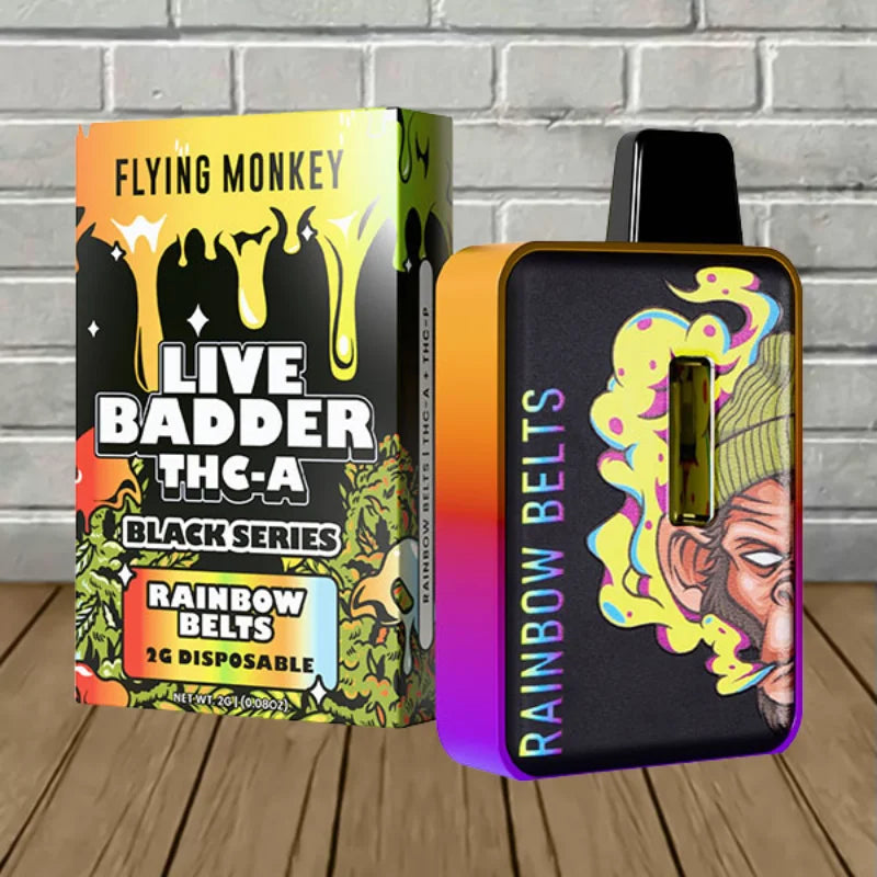 Flying Monkey Live Badder THCA Black Series Disposable | 2g