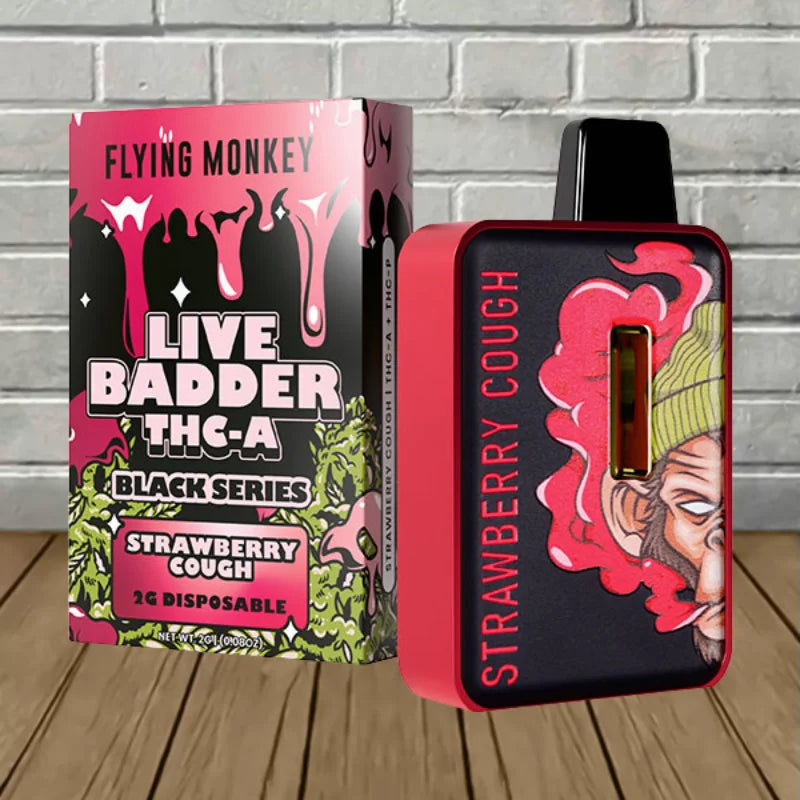 Flying Monkey Live Badder THCA Black Series Disposable | 2g