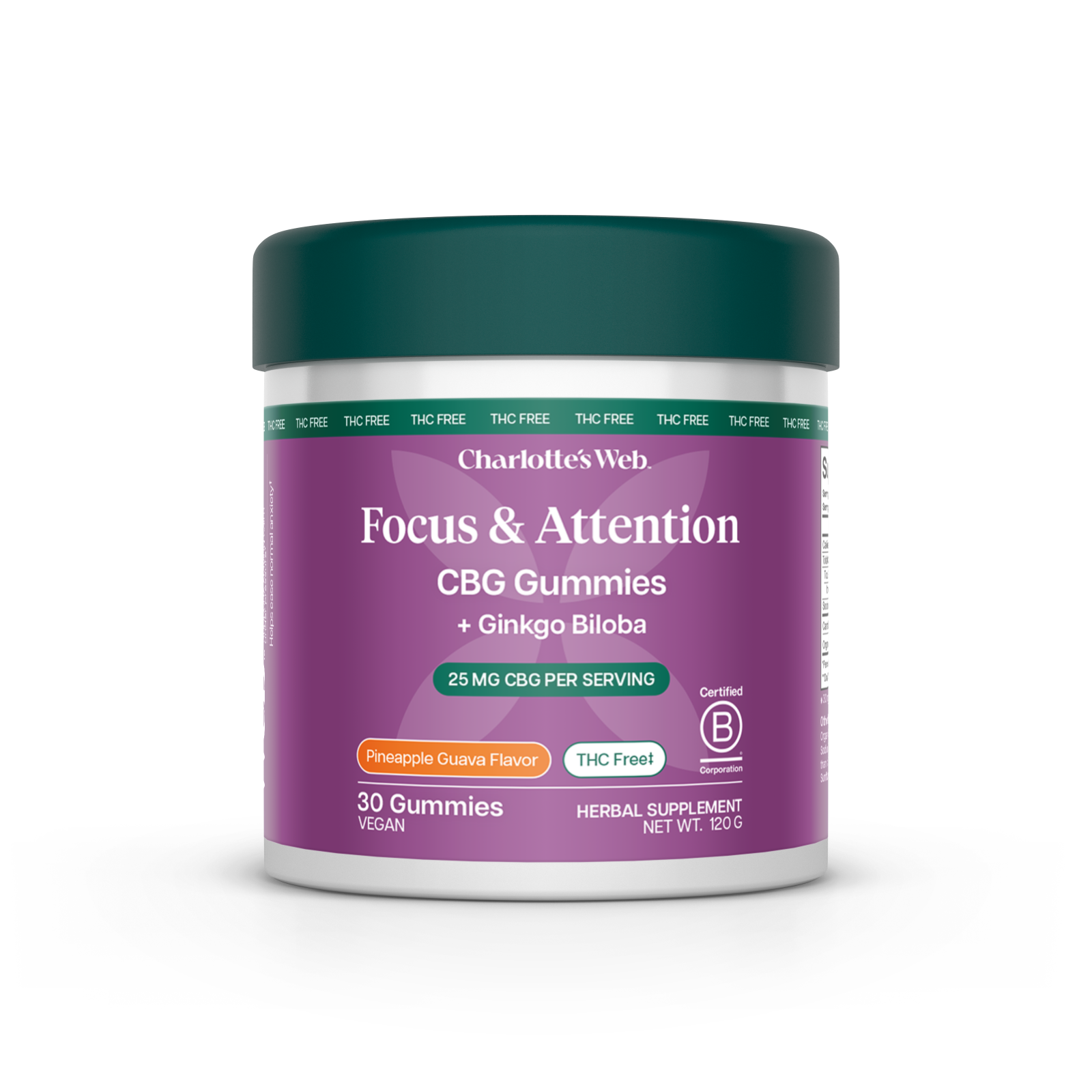 Charlotte's Web Focus & Attention CBG Gummies