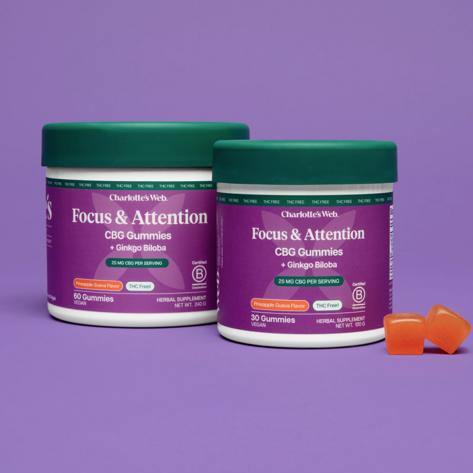 Charlotte's Web Focus & Attention CBG Gummies