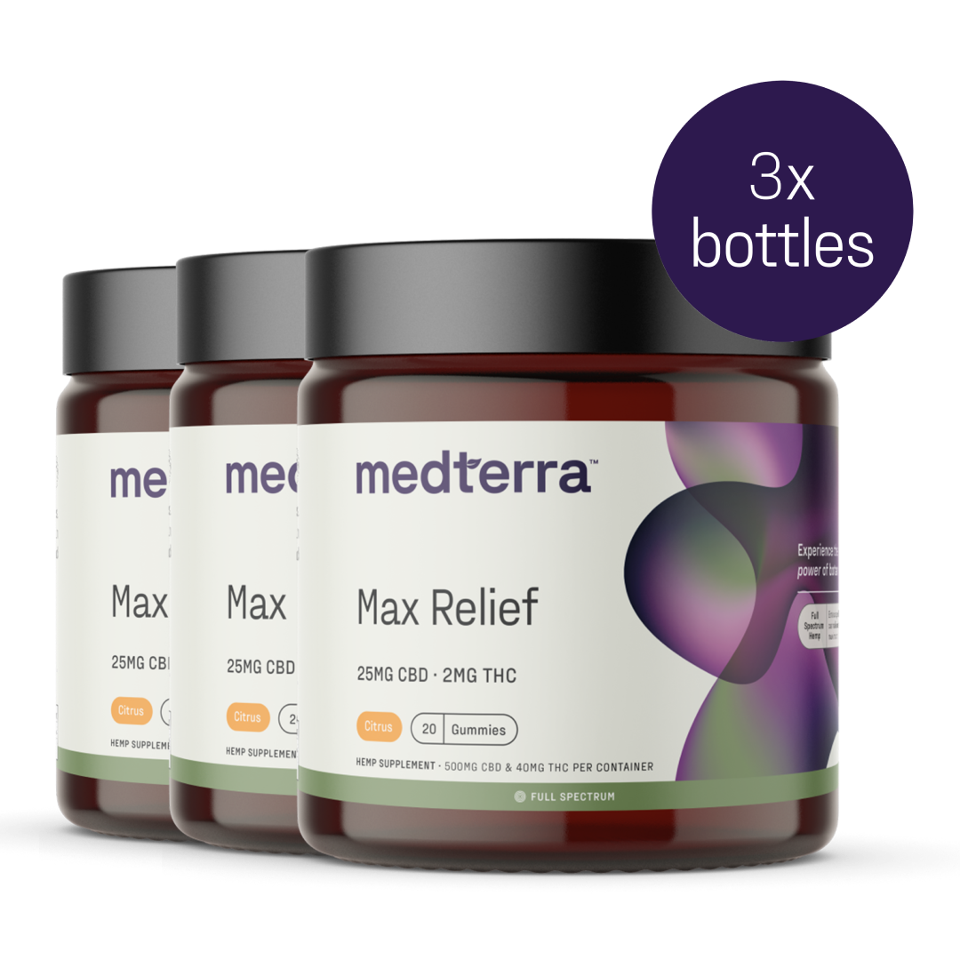 Medterra Max Relief Full Spectrum CBD Gummies