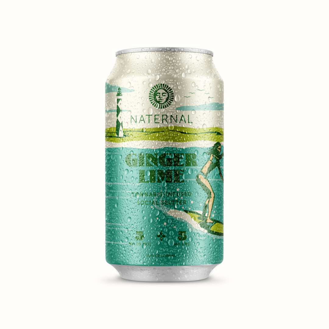 Naternal Ginger Lime Seltzer Best Sales Price - Seltzers