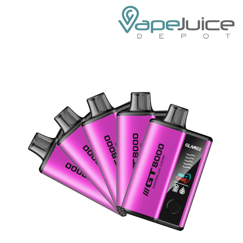 Glamee GT8000 Disposable 5 Pack Bundle