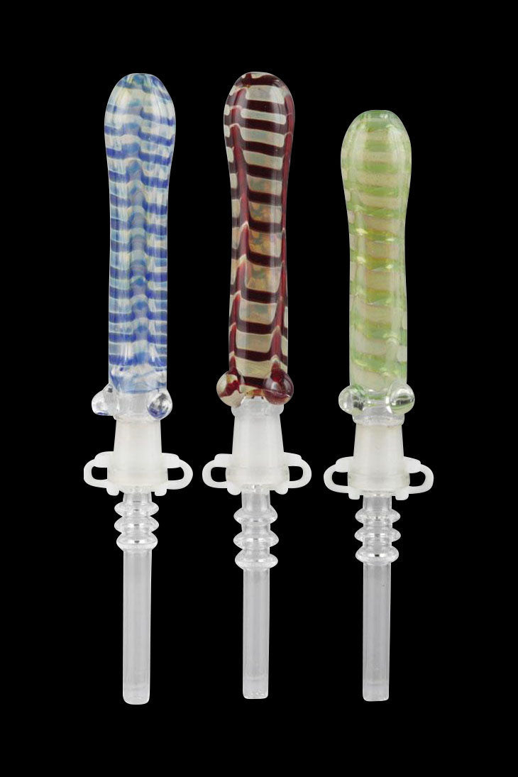 Nectar Collector Simple Glass Nectar Dab Straw Collector with Quartz Tip Best Sales Price - Accessories