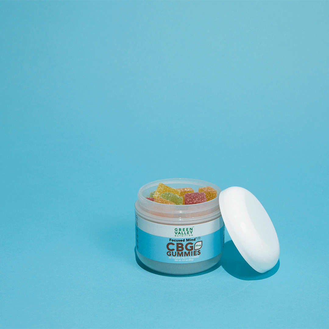 Focused Mind™ CBG Gummies 750mg Jar