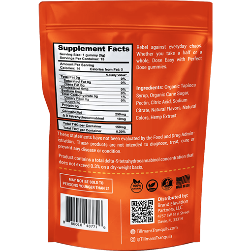 Tillmans Tranquils Orange 260mg Gummies �25:1 Best Price