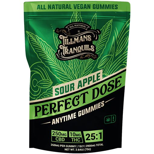 Tillmans Tranquils Sour Apple 260mg Gummies �25:1 Best Price