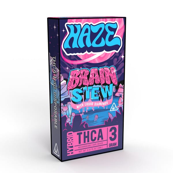 Haze Brain Stew THCA Disposable Vape Hybrid – 3 grams