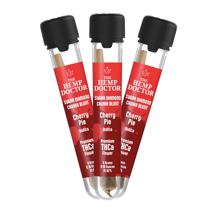 The Hemp Doctor THCA Sugar Diamond Caviar Blunts (3g)