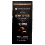 The Hemp Doctor 1:1 D9:CBD Chocolate Bar 300mg
