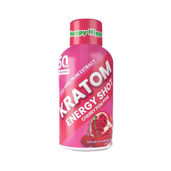 Happy Hippo Kratom Energy Shot 2oz