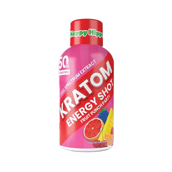 Happy Hippo Kratom Energy Shot 2oz