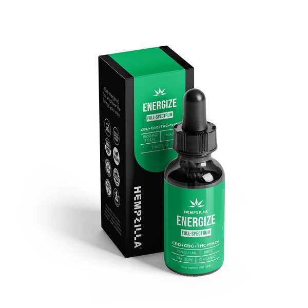 Hempzilla Full-Spectrum Energize CBD Tincture Best Price