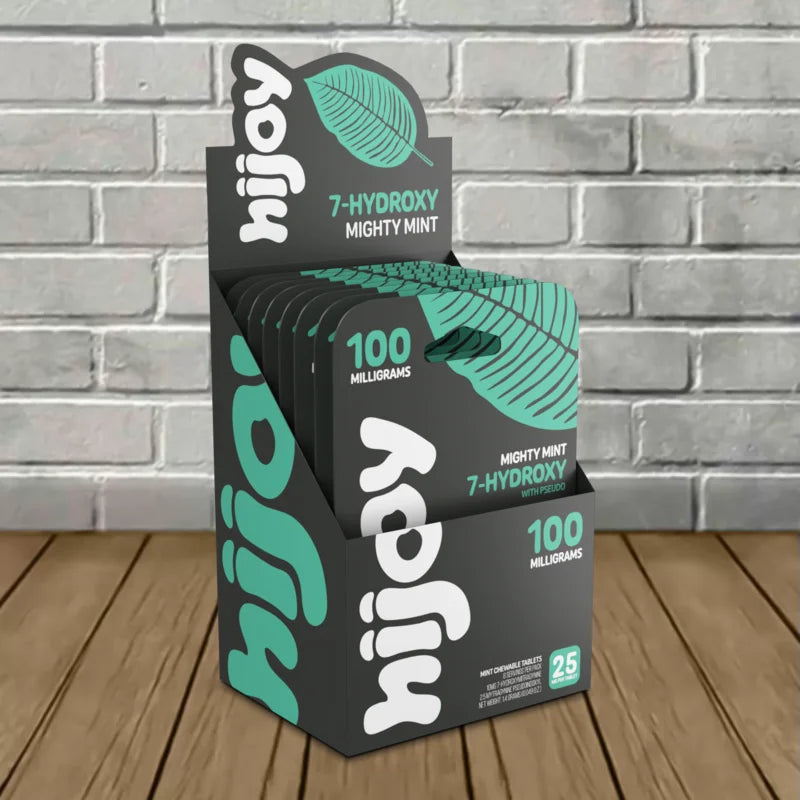 Hijoy 7-Hydroxy With Pseudo Chewable Tablets Full Case 10ct Best Price