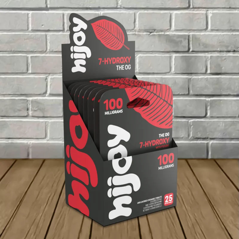 Hijoy 7-Hydroxy With Pseudo Chewable Tablets Full Case 10ct Best Price