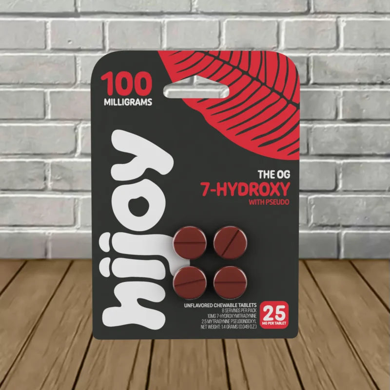 Hijoy 7-Hydroxy With Pseudo Chewable Tablets Full Case 10ct Best Price