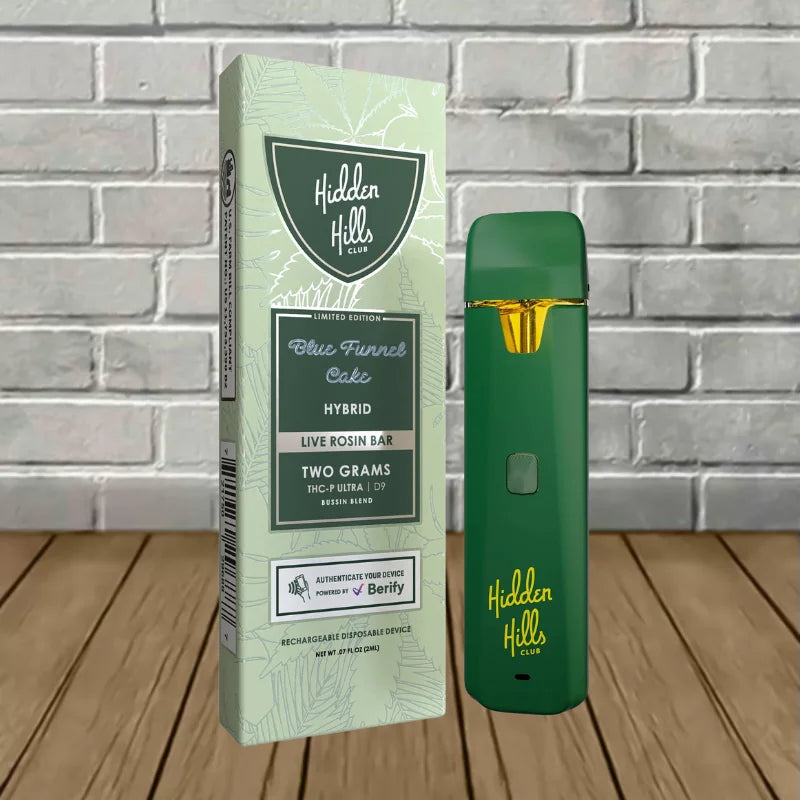 Hidden Hills Bussin Blend D9 + THCp Disposable Vape 2g