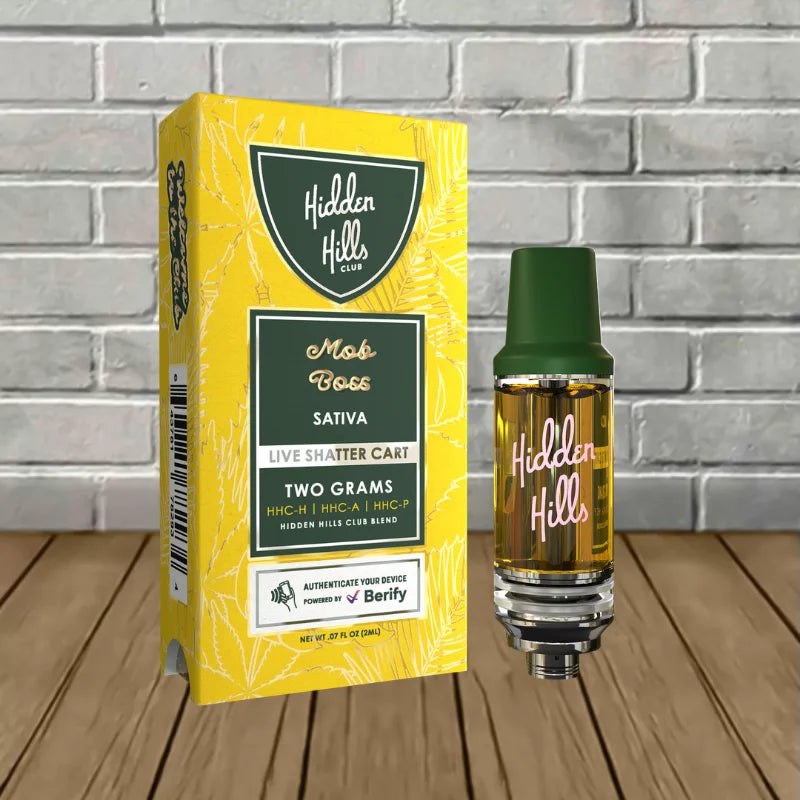 Hidden Hills Live Shatter Vape Cartridge 2g Best Price