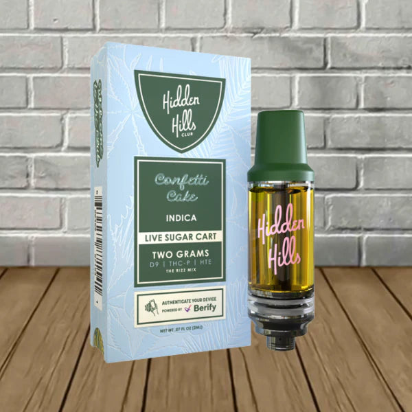 Hidden Hills HTE Live Sugar Blend Vape Cartridge 2g Best Price