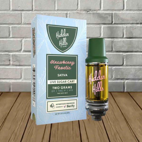 Hidden Hills HTE Live Sugar Blend Vape Cartridge 2g Best Price