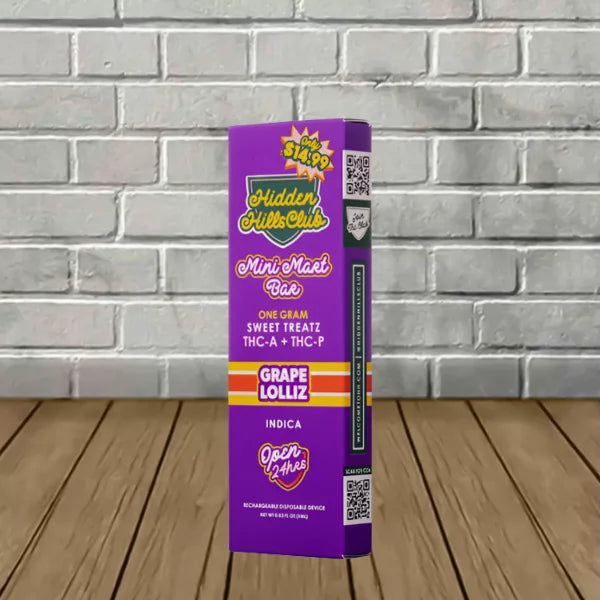 Hidden Hills Mini Mart Bar Sweet Treatz THCa + THCP Disposable 1g