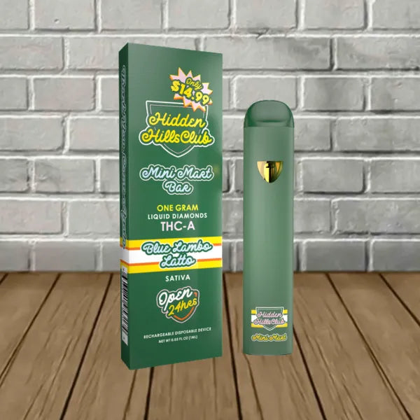 Hidden Hills Liquid Diamonds THCa Mini Mart Bar 1g Best Price