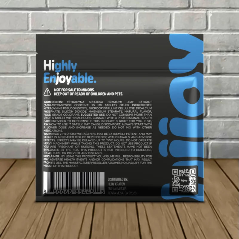 Hijoy 7-Hydroxy with Pseudo Chewable Tablet 1ct