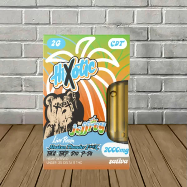 Hixotic Live Resin Jeffrey Cart 2g THCa | THCP | D10 | P-D8 Best Price