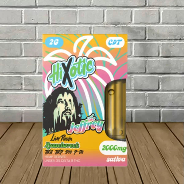 Hixotic Live Resin Jeffrey Cart 2g THCa | THCP | D10 | P-D8 Best Price