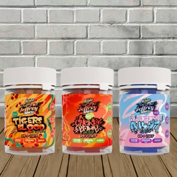 Hixotic Trap’d Out Jeffrey Live Resin D9 + THCP Gummies 10ct Best Price