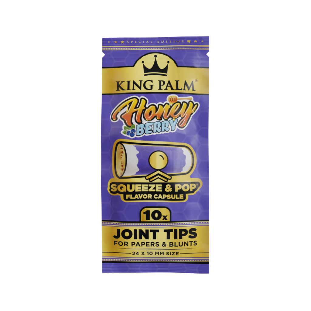 King Palm 10 Joint Flavor Tips – Honey Berry Best Price
