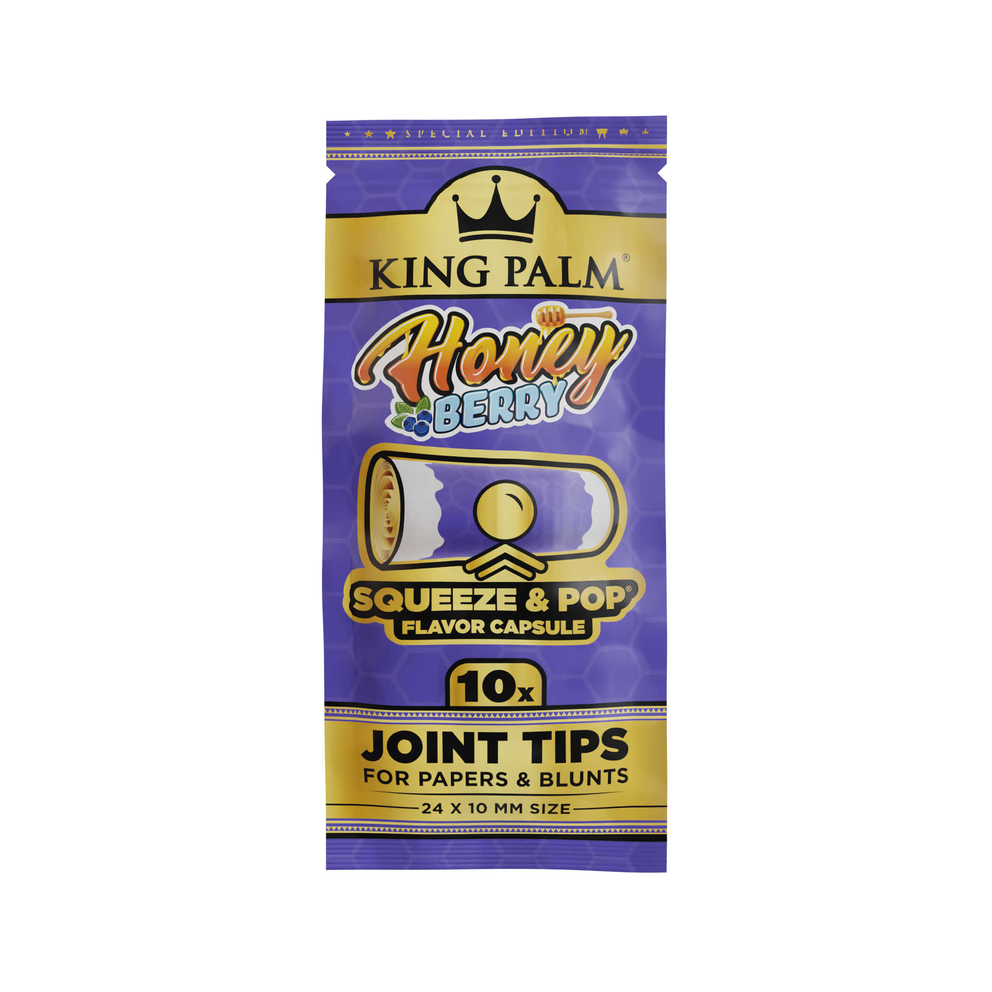 King Palm 10 Joint Flavor Tips – Honey Berry Best Price