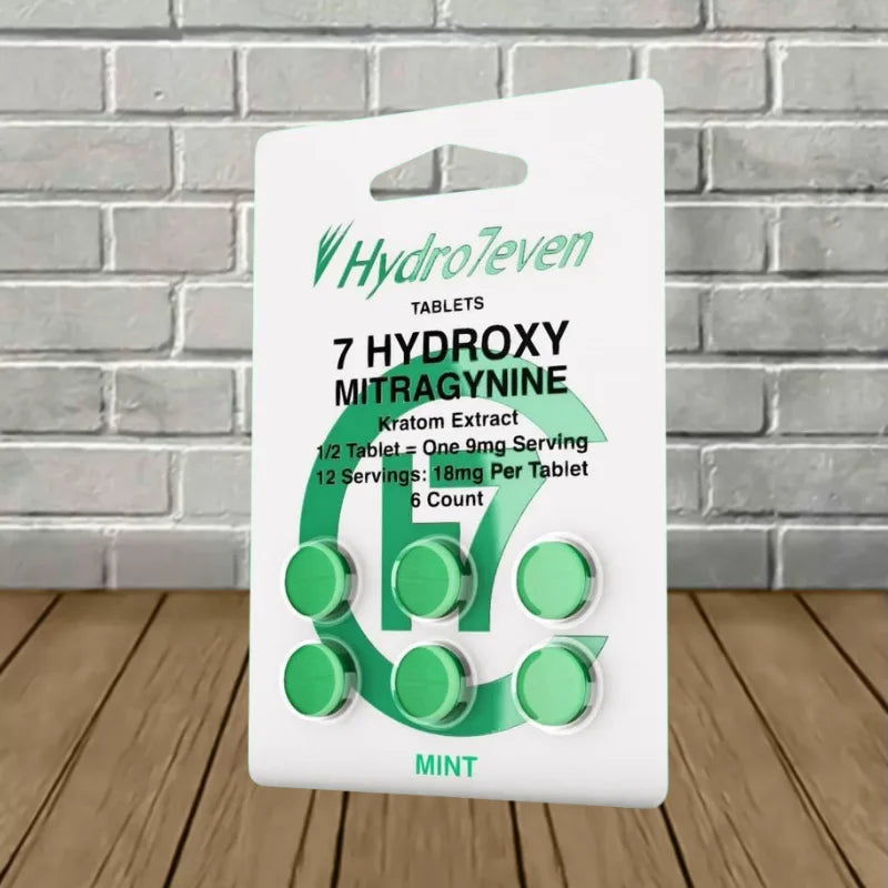 Hydro7even 7-Hydroxy Mitragynine Kratom Extract Tablets Full Case (20ct)