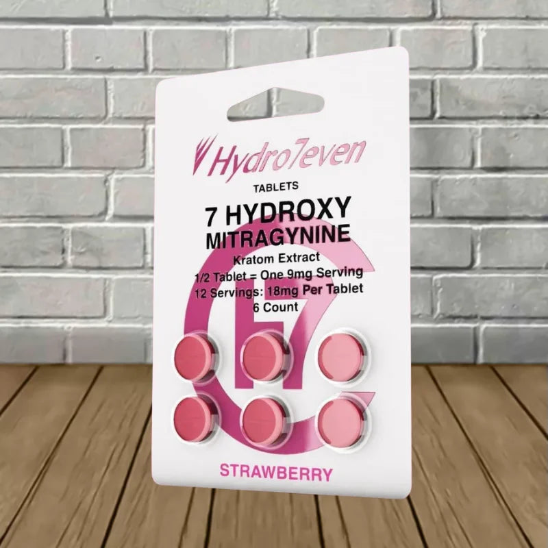 Hydro7even 7-Hydroxy Mitragynine Kratom Extract Tablets Full Case (20ct)