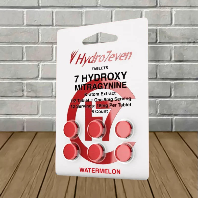 Hydro7even 7-Hydroxy Mitragynine Kratom Extract Tablets Full Case (20ct)