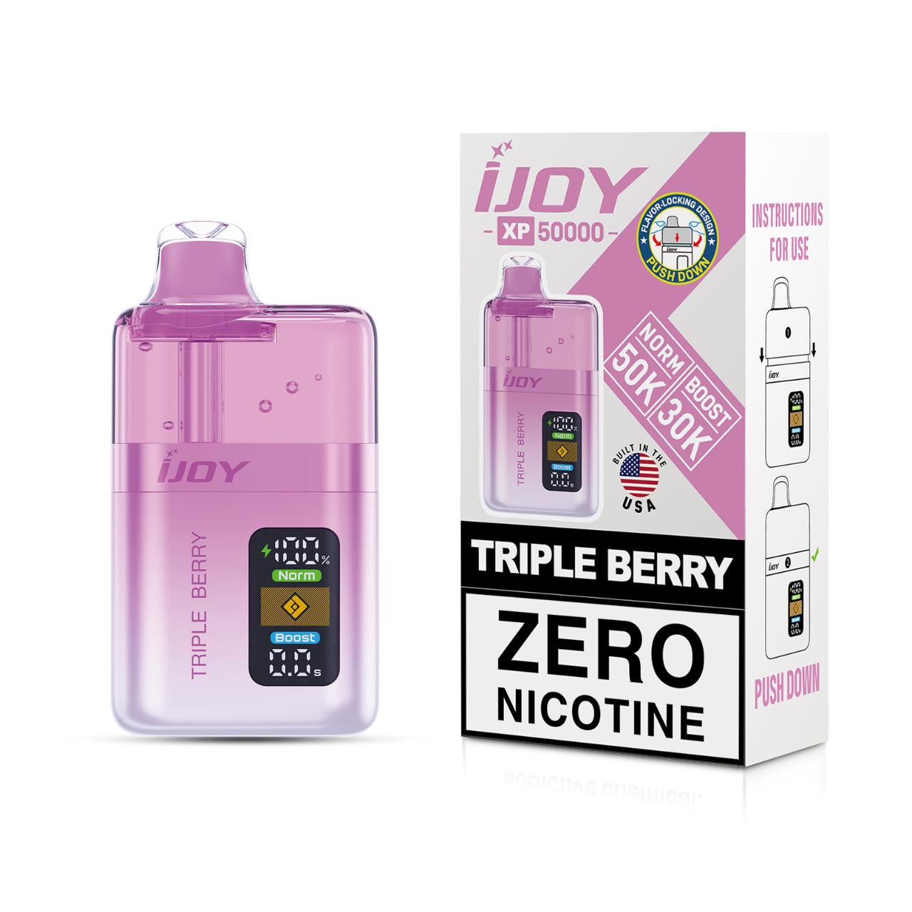 IJoy XP50000 Zero Nicotine Disposable (50000 Puffs)