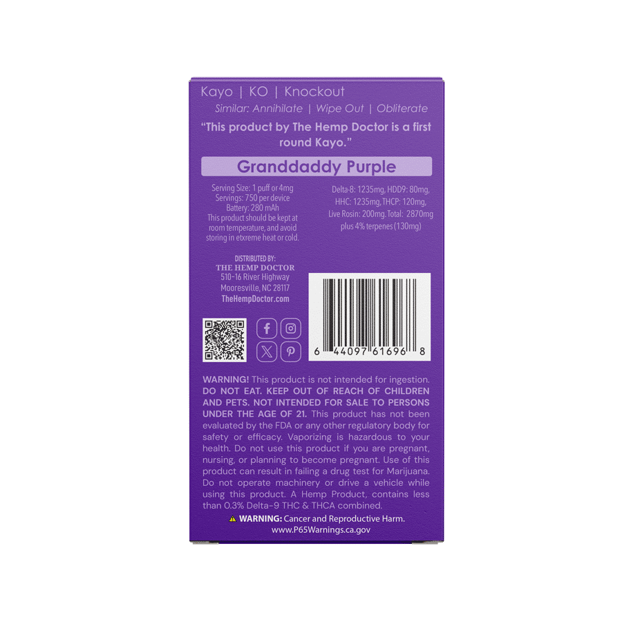 Kayo | Original THC Blend Disposable Vape (3g)