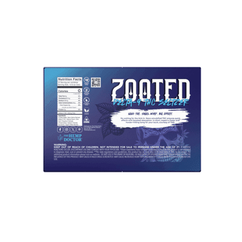 ZOOTED | 100MG DELTA 9 THC SELTZER