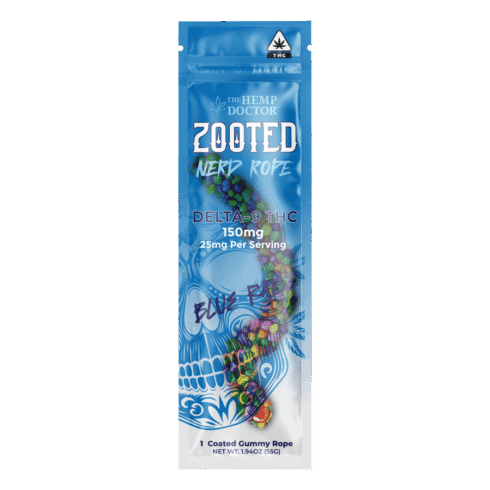 ZOOTED | 150MG D9 THC NERD ROPES