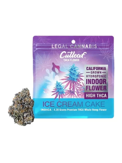 Ice Cream Cake Cutleaf Premium THC-A Whole Hemp Flower 4.2G Best Price